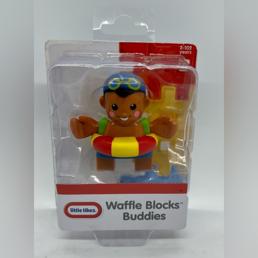 Little Tikes Float Waffle Block Buddies-Swimmer